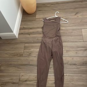 unitard with mesh pants and mesh cut outs